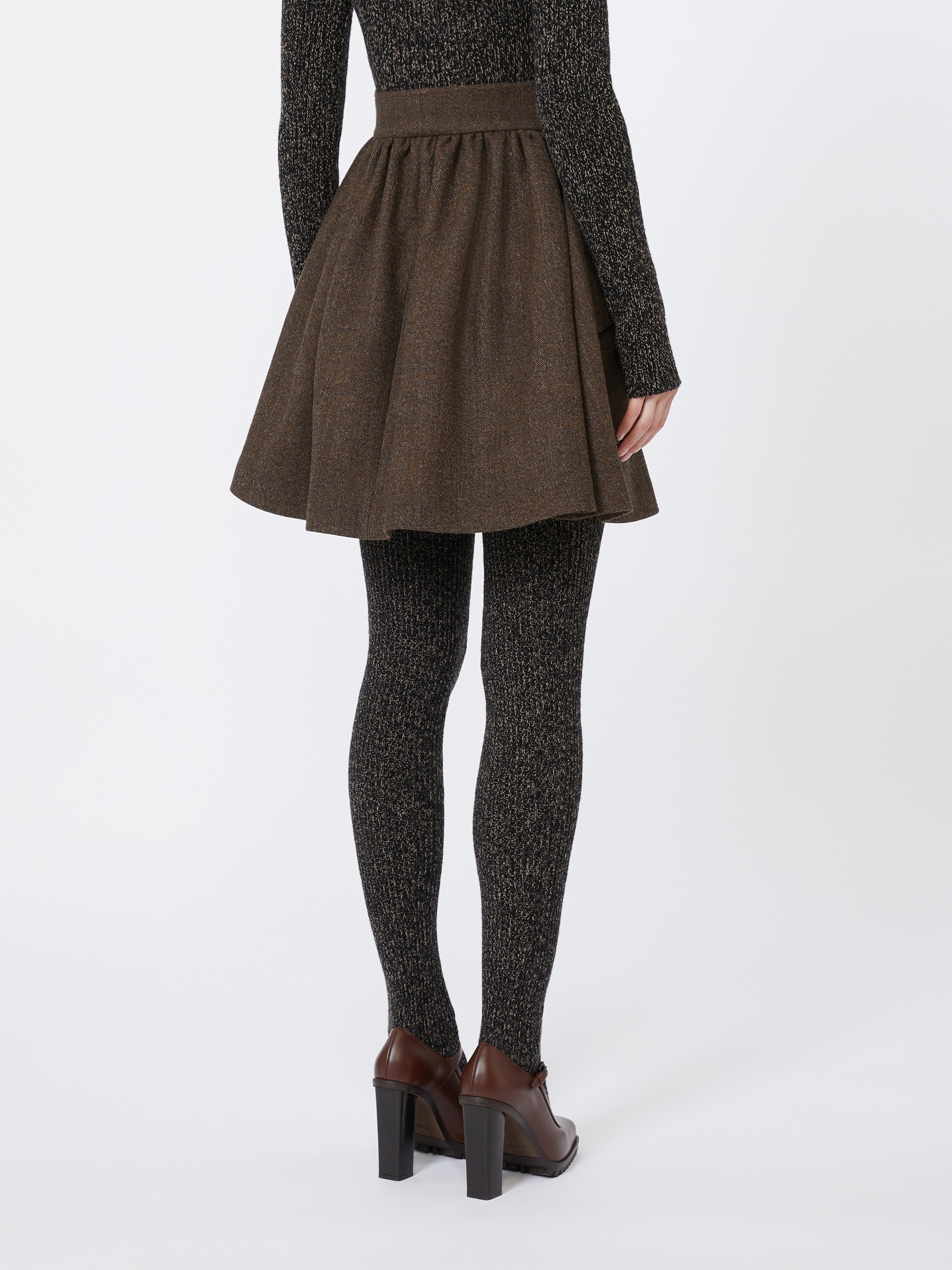 BERNINI1234 Short wool skirt - 4