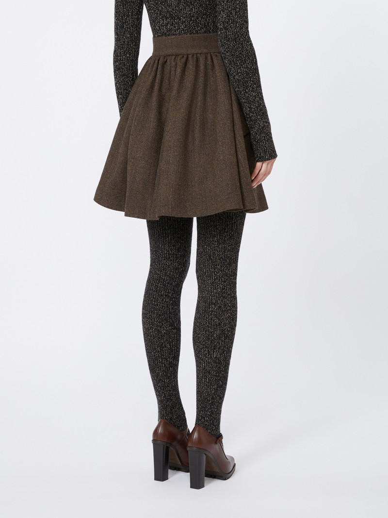 BERNINI1234 Short wool skirt 4