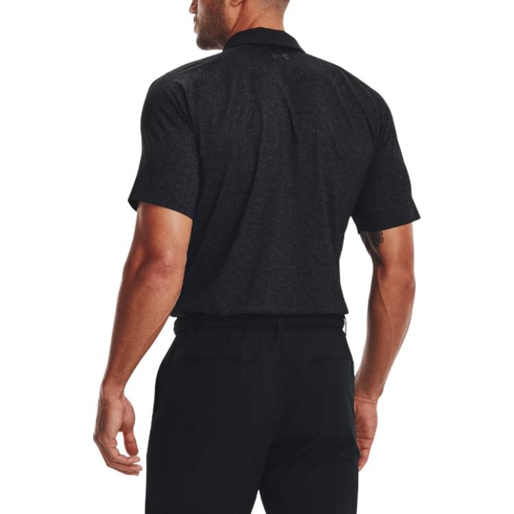 Under Armour Iso-Chill Heather Polo Shirt 'Black' 1377294-001 - 4