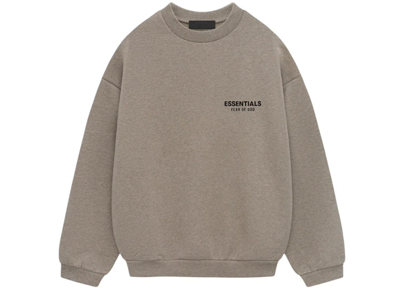 Fear of God Essentials Fleece Crewneck (FW24) Heather Gray - 1