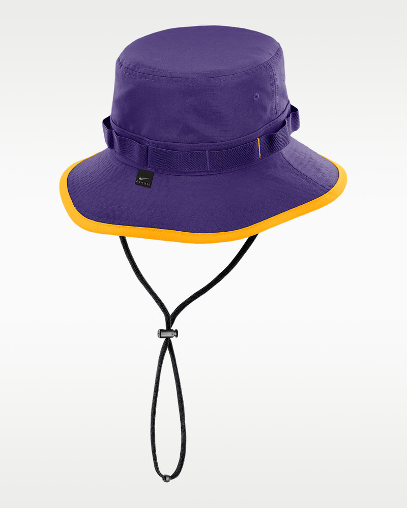 Nike LSU Tigers On-Field Apex Boonie Men's Nike Dri-FIT College Bucket Hat outlook