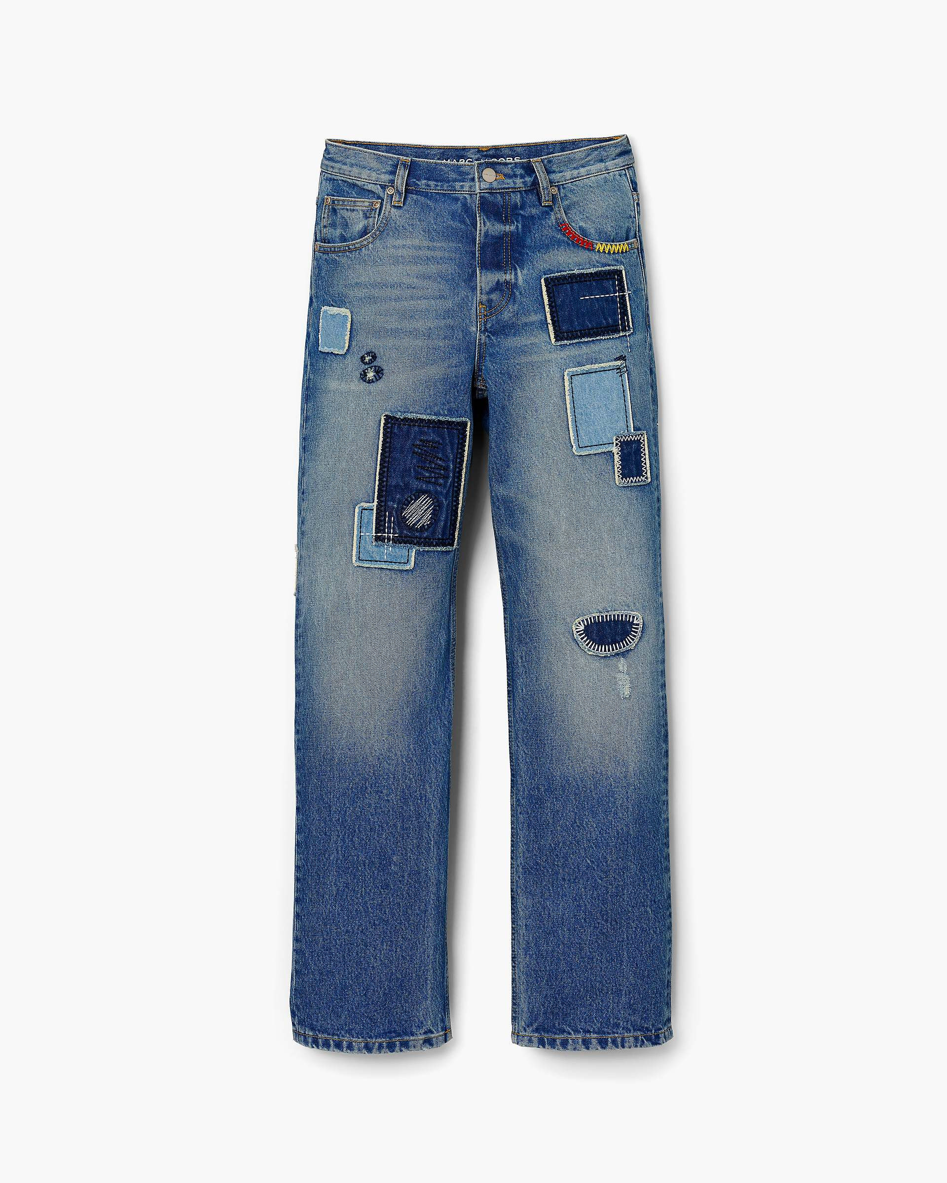 PATCHWORK STRAIGHT JEAN - 2