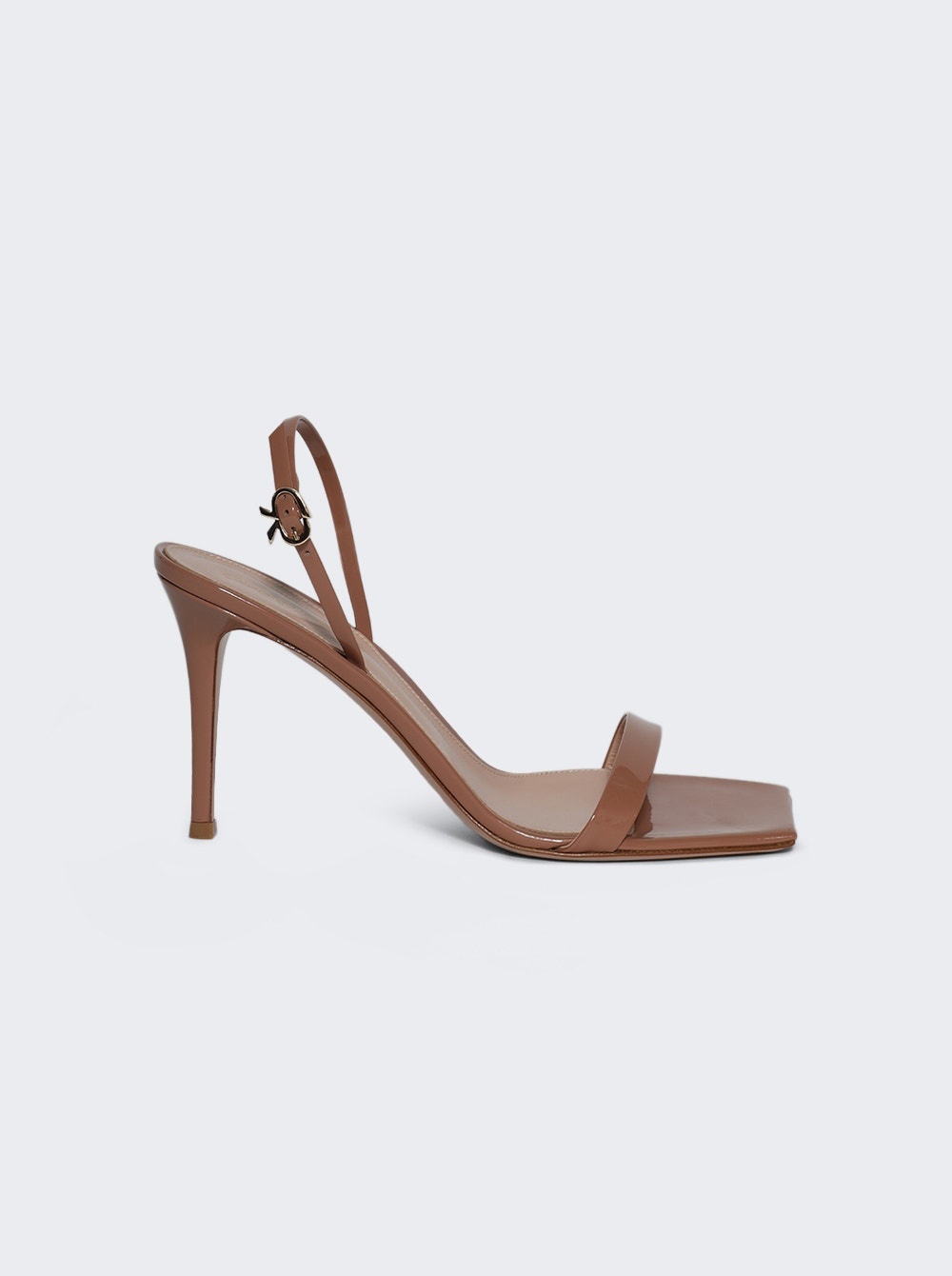 Ribbon Stiletto Sandals Praline - 1
