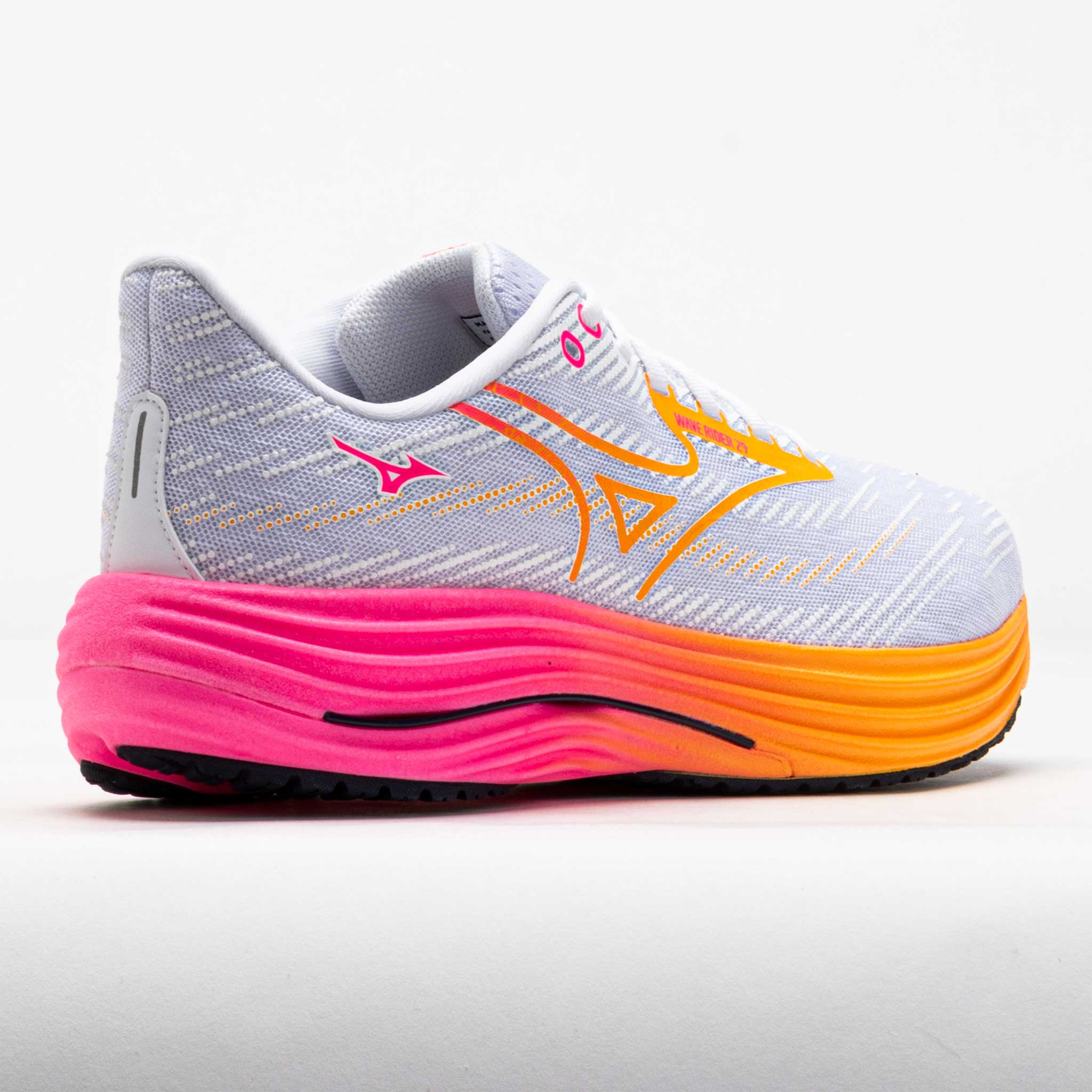 Mizuno Wave Rider 29 Hanabi Unisex White/Tang Orange - 6