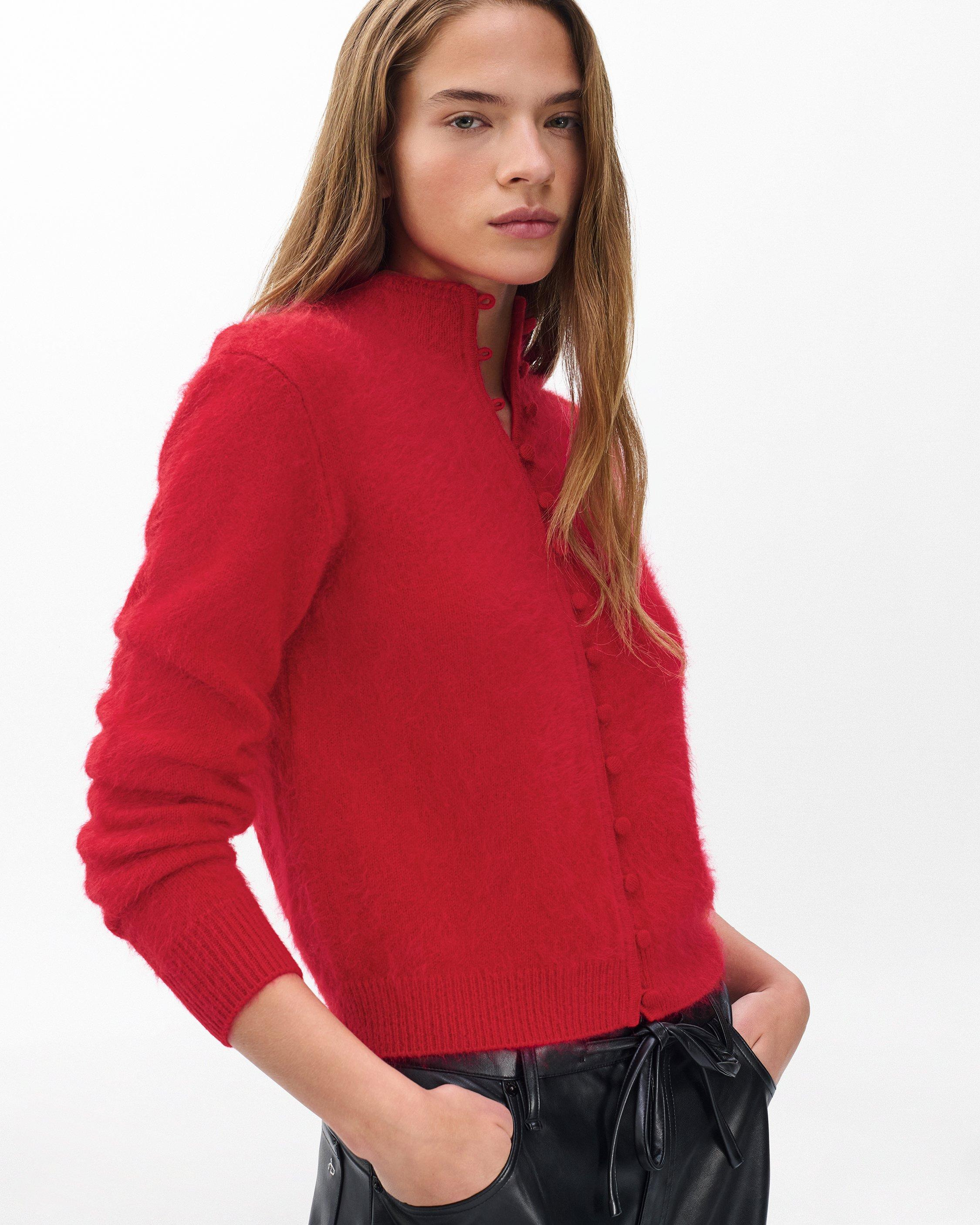 Jada Brushed Cashmere Cardigan - 5