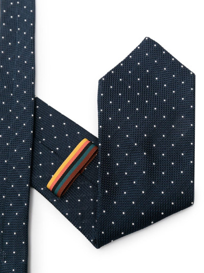 Paul Smith polka dot-embroidered silk tie outlook