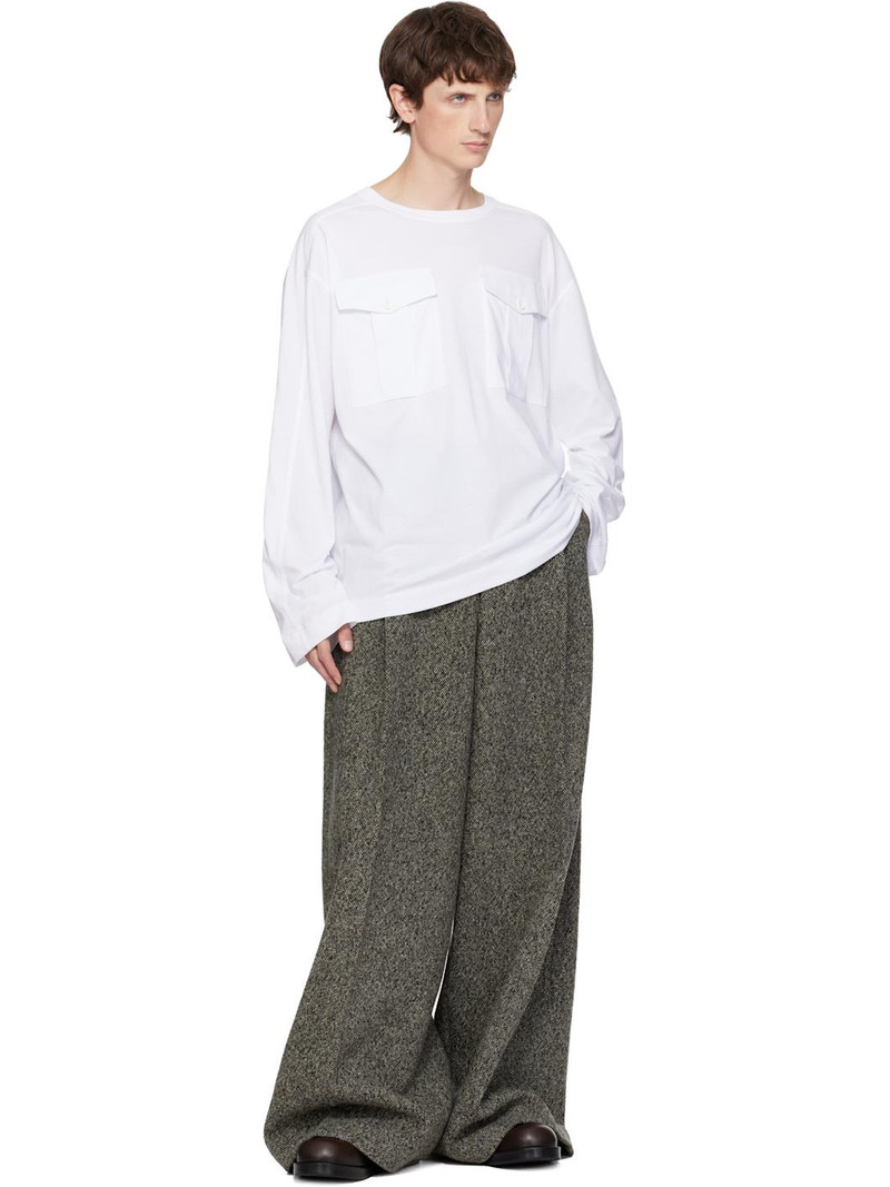 Dries Van Noten White Long Sleeve T-shirt outlook