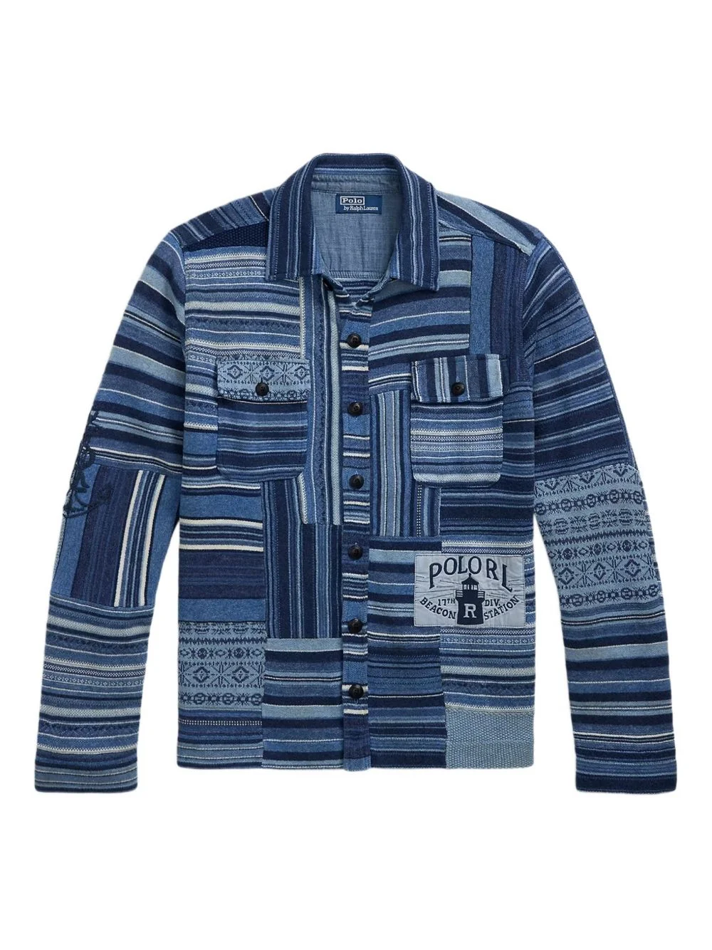 patchwork cardigan - 1