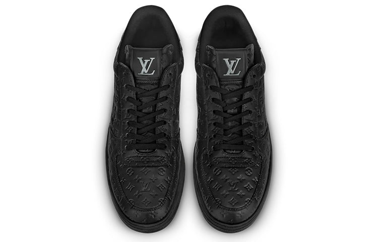 LOUIS VUITTON Rivoli Sneakers 'Black Mini Monogram' 1AARHO - 2