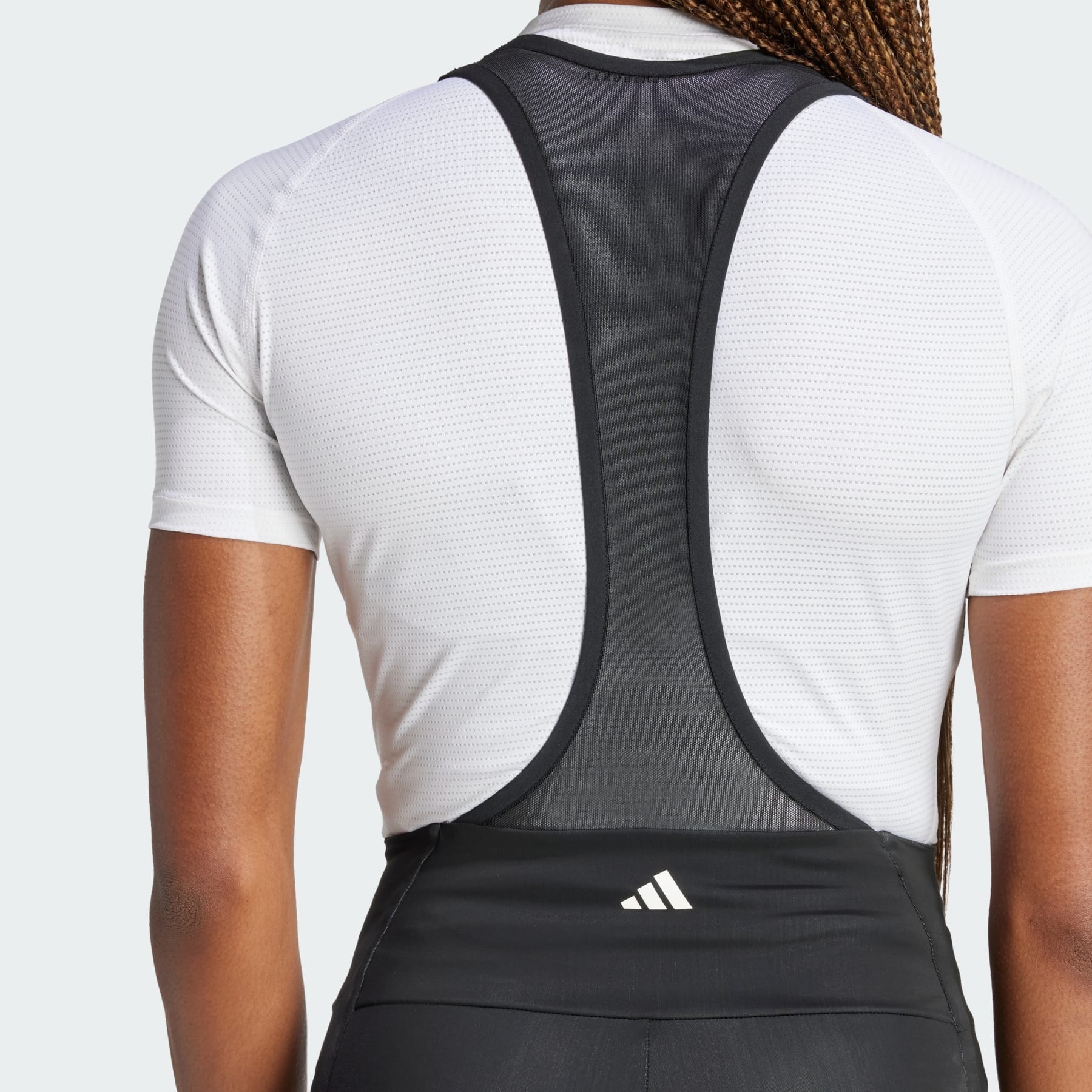 Essentials 3-Stripes Padded Cycling Bib Shorts - 6
