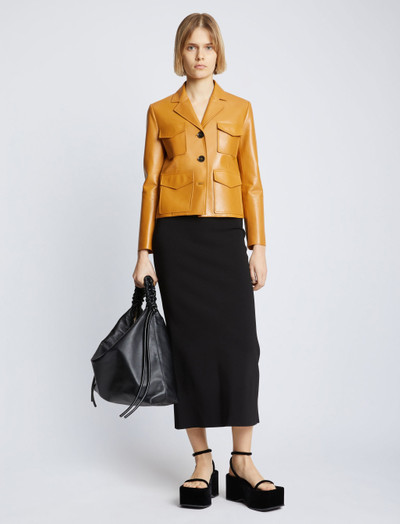 Proenza Schouler Glossy Leather Jacket outlook
