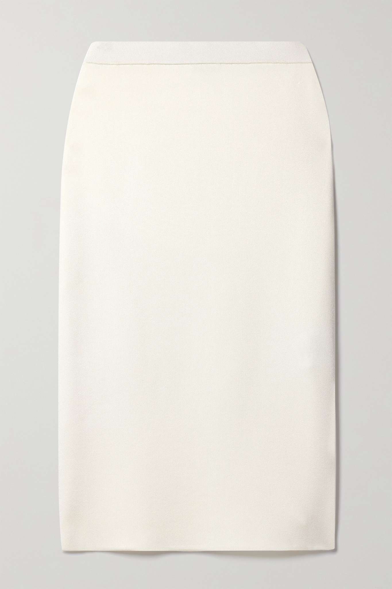 Stretch-ponte midi skirt - 1