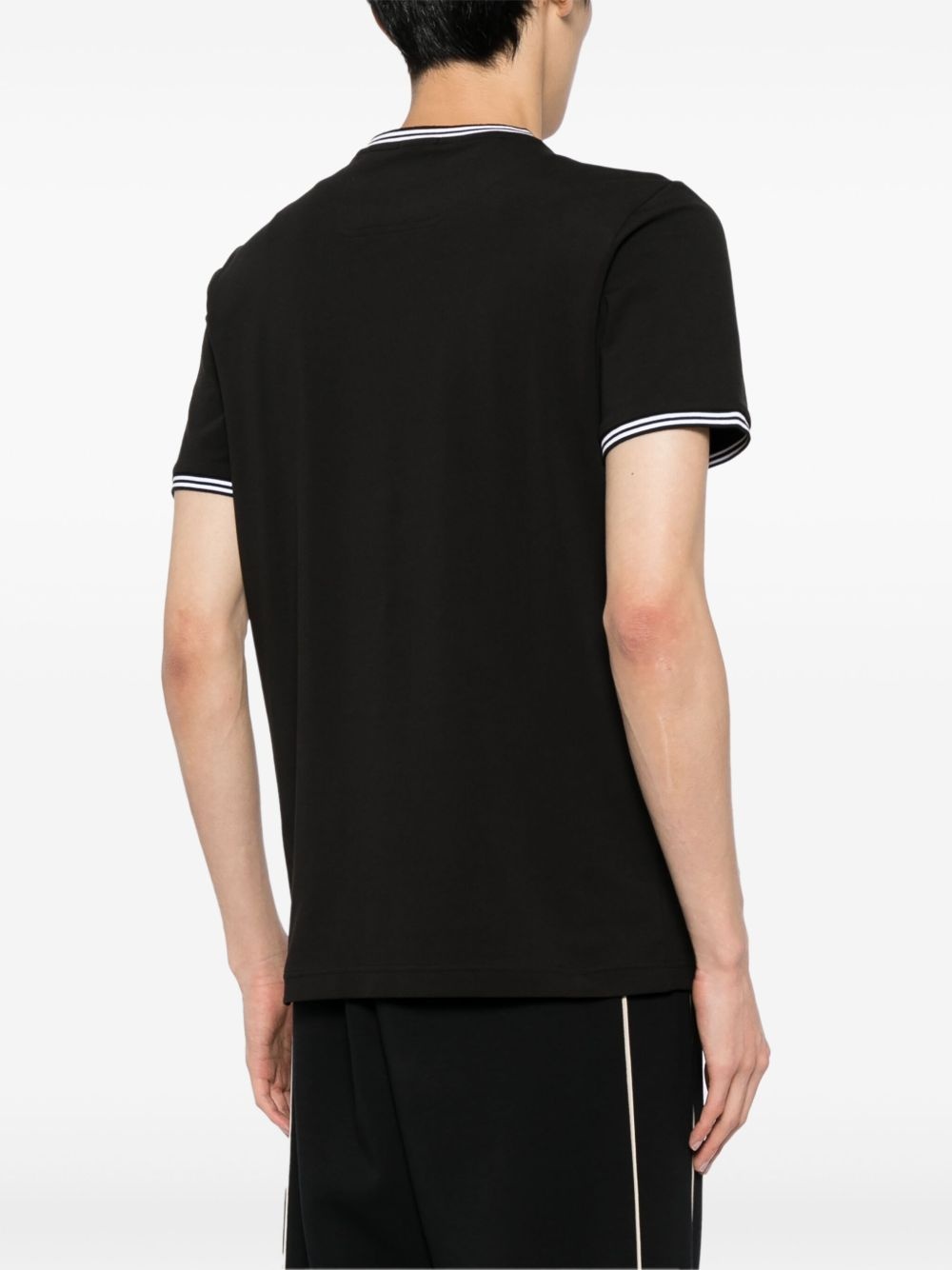 logo-patch crew neck t-shirt - 4