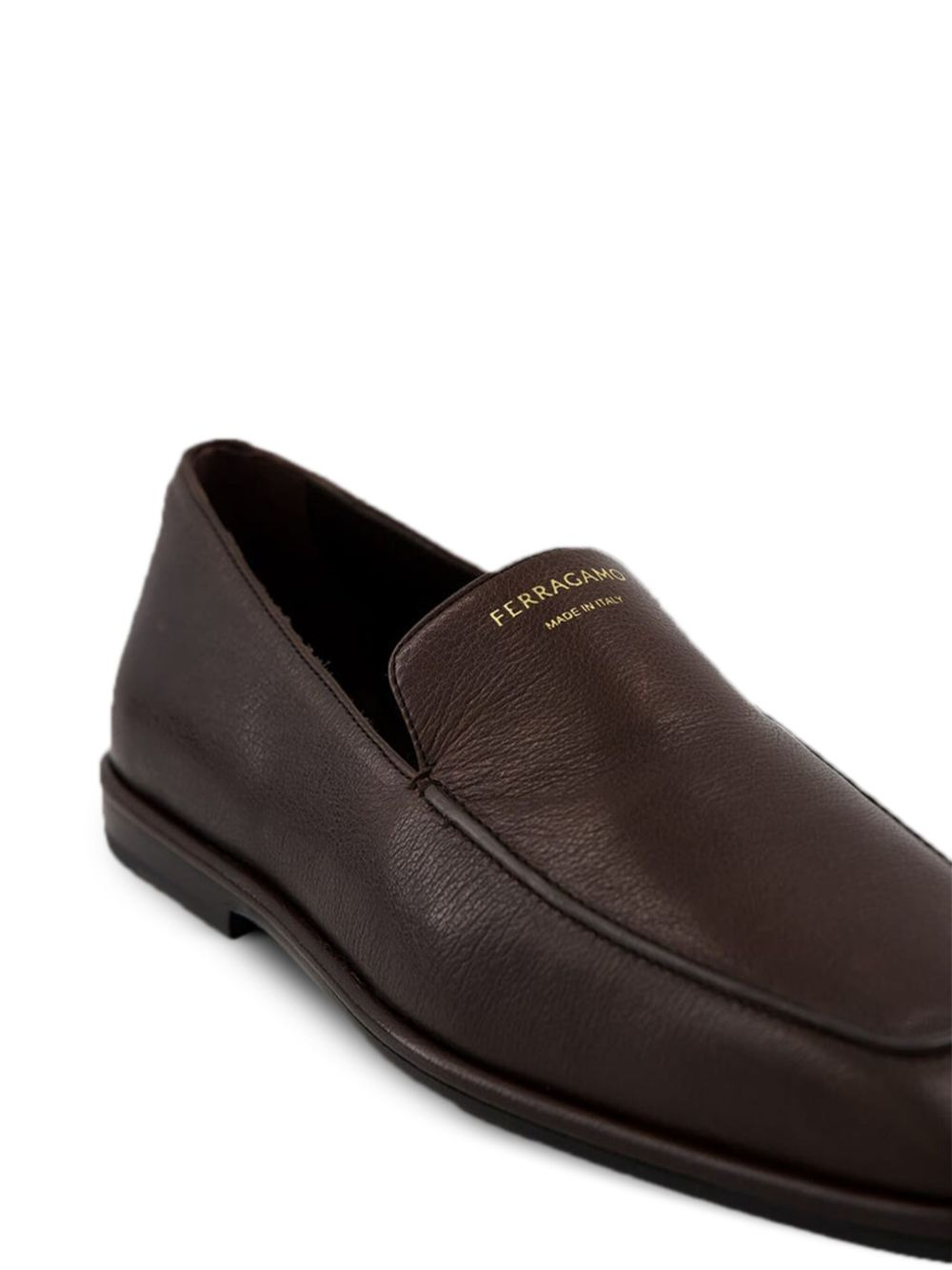 hammered calfskin loafers - 5