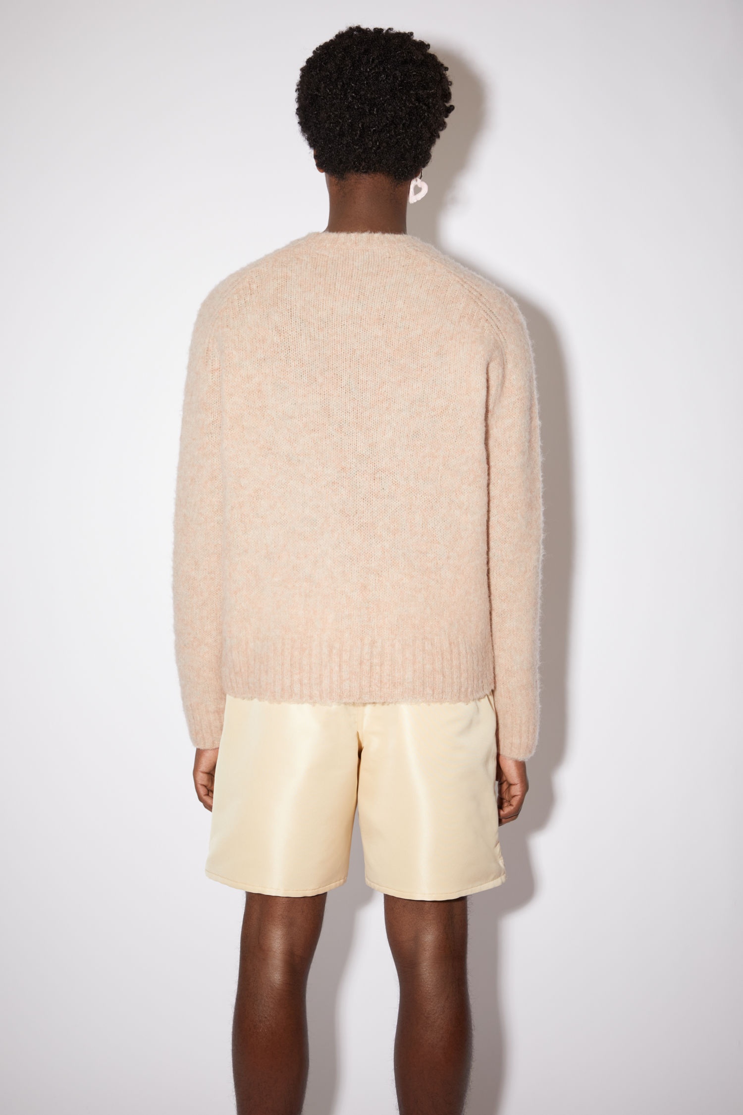 Crew neck sweater - Pastel pink - 3