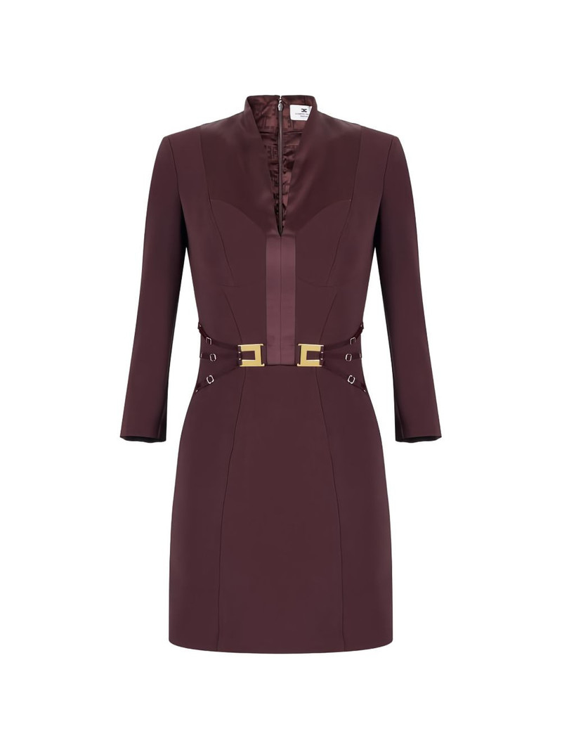 V-neck mini dress 1