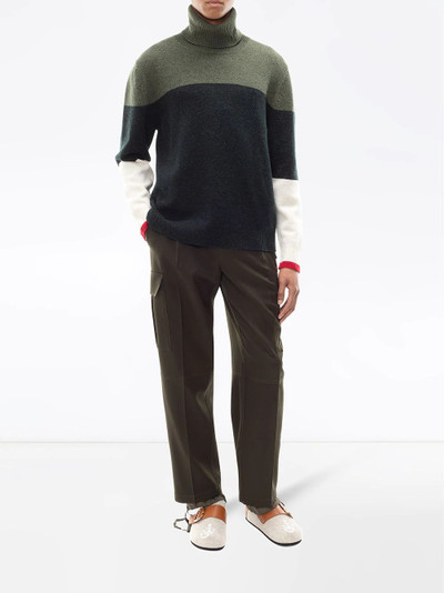 JW Anderson double hem cargo trousers outlook