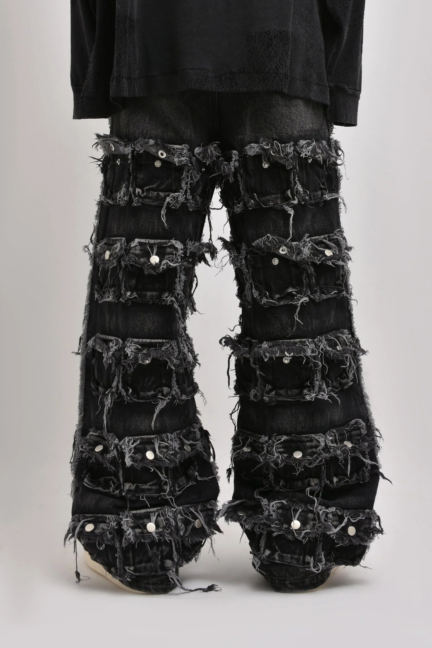 NO/FAITH STUDIOS 64 POCKET PANTS (EXCLUSIVE) / GRY | REVERSIBLE