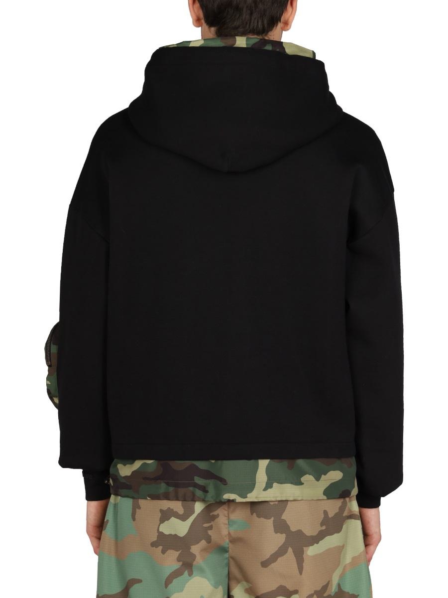 DOLCE & GABBANA SWEATSHIRT WITH CAMO DETAILS - 2