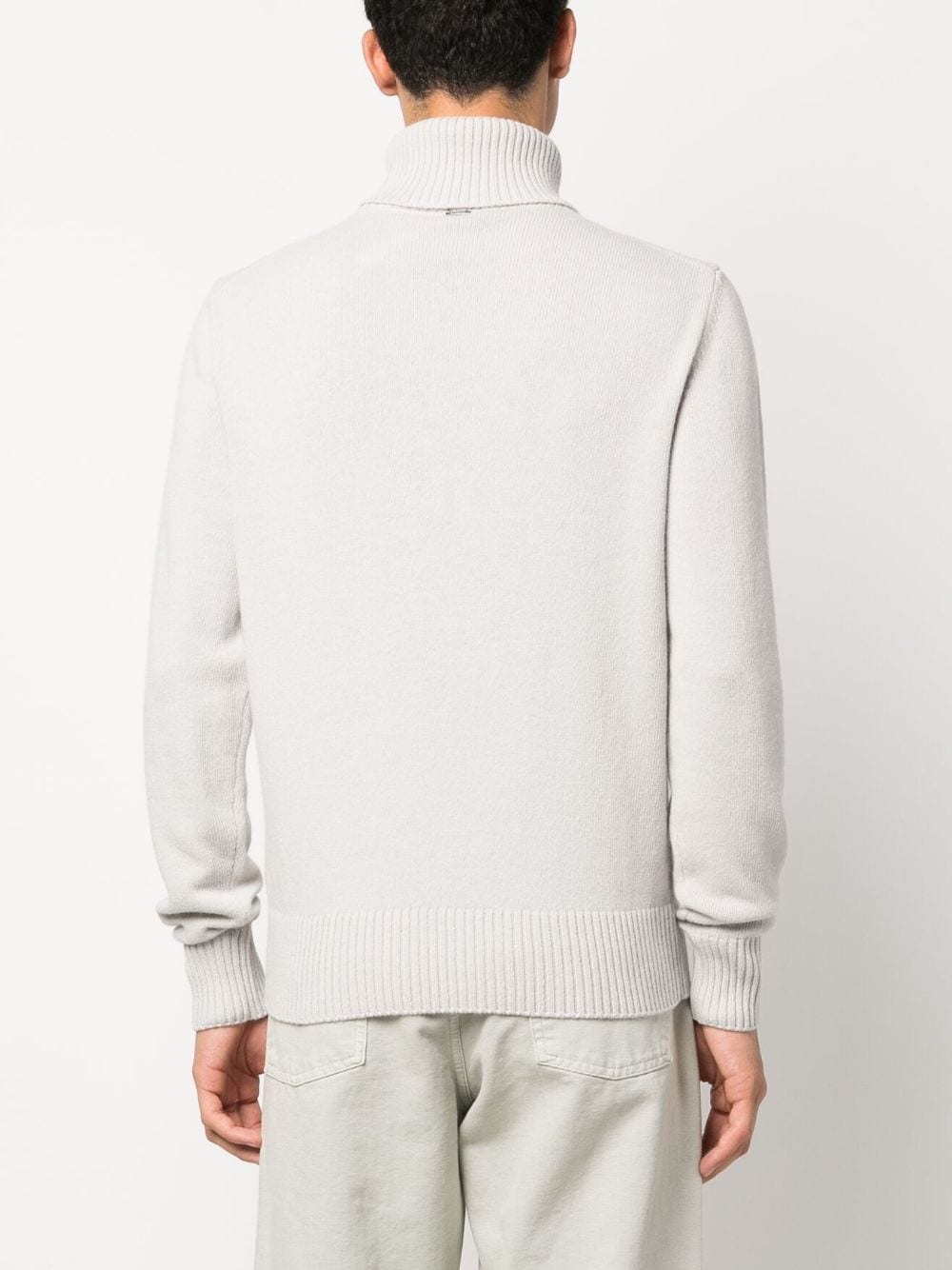 roll-neck wool jumper - 4