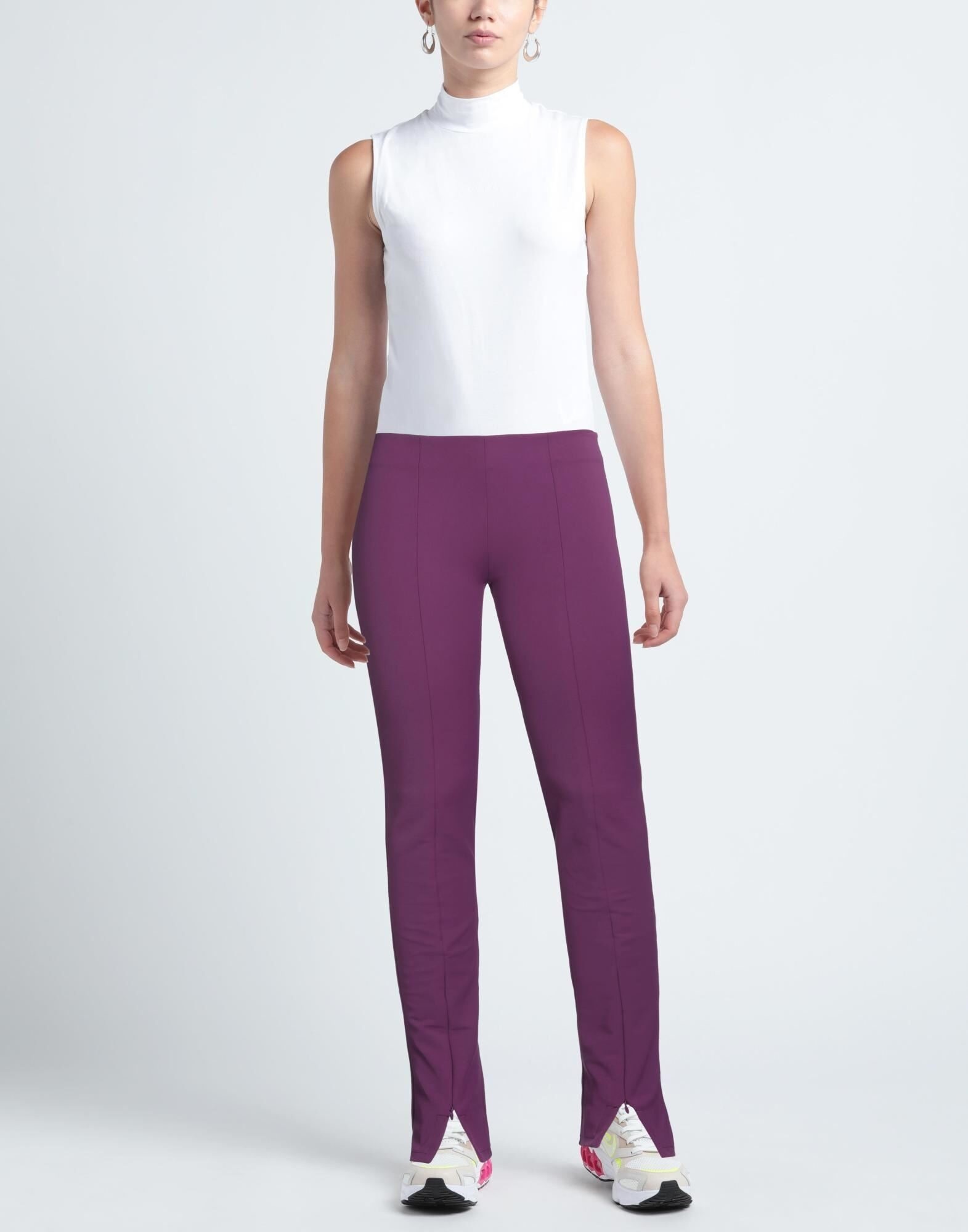 Purple Women's Casual Pants - 2