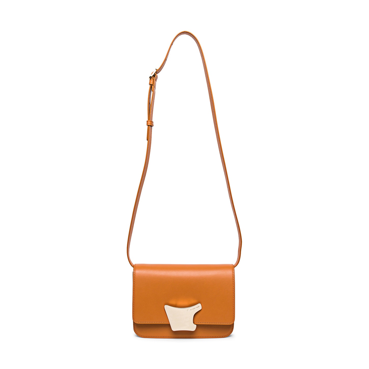 Brown leather crossbody bag - 6