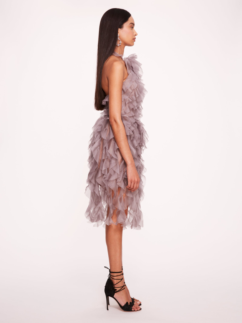 Marchesa MATTE ORGANZA MINI DRESS outlook