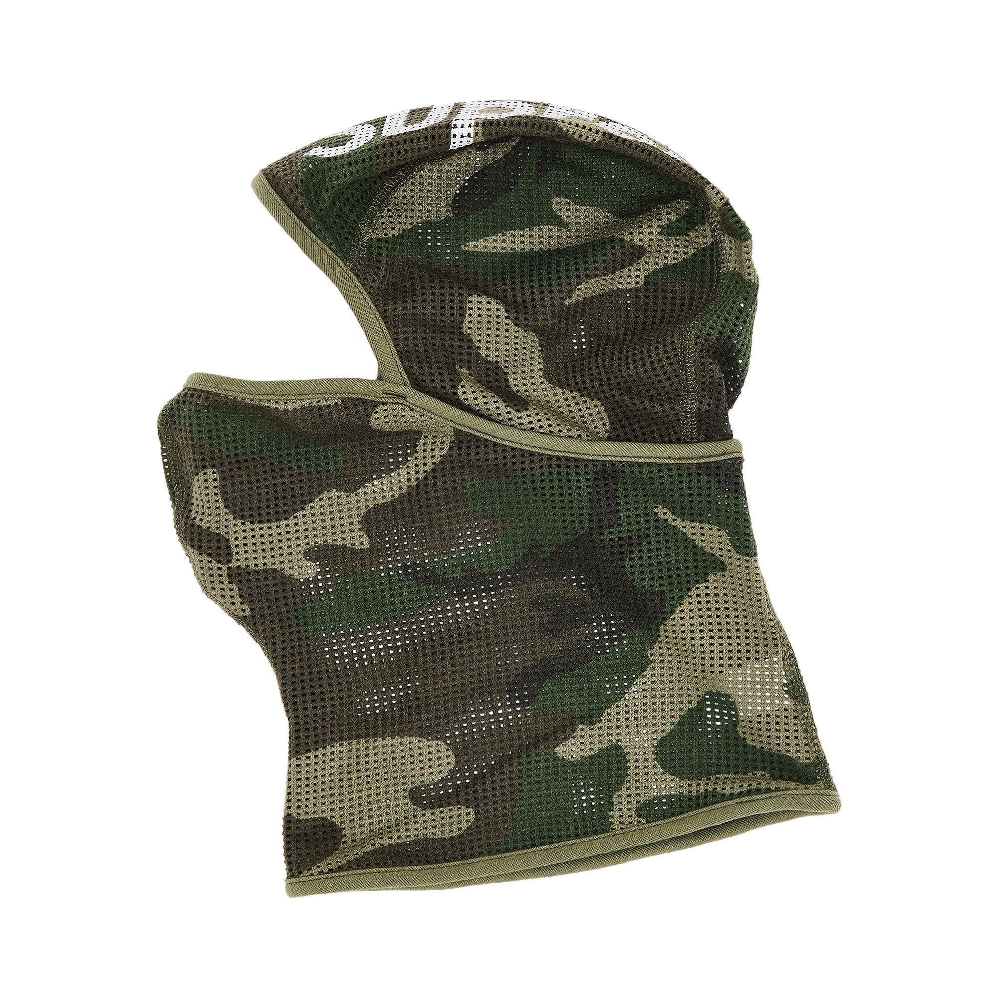 Supreme Mesh Lightweight Balaclava 'Woodland Camo' - 1