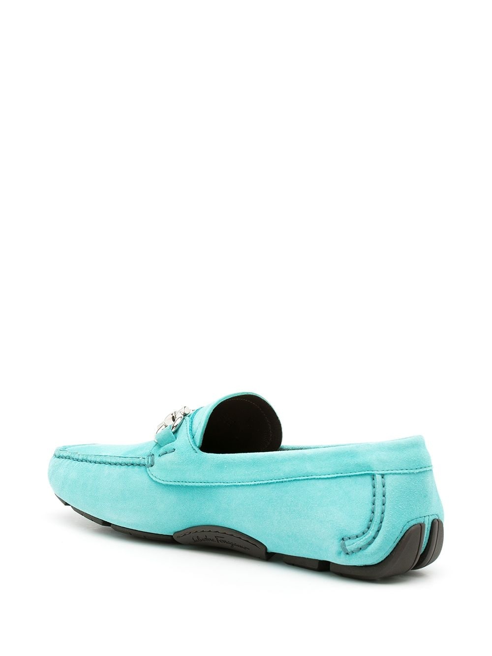 Gancini leather loafers - 3