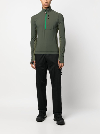 Moncler Grenoble half-zip pullover sweatshirt outlook