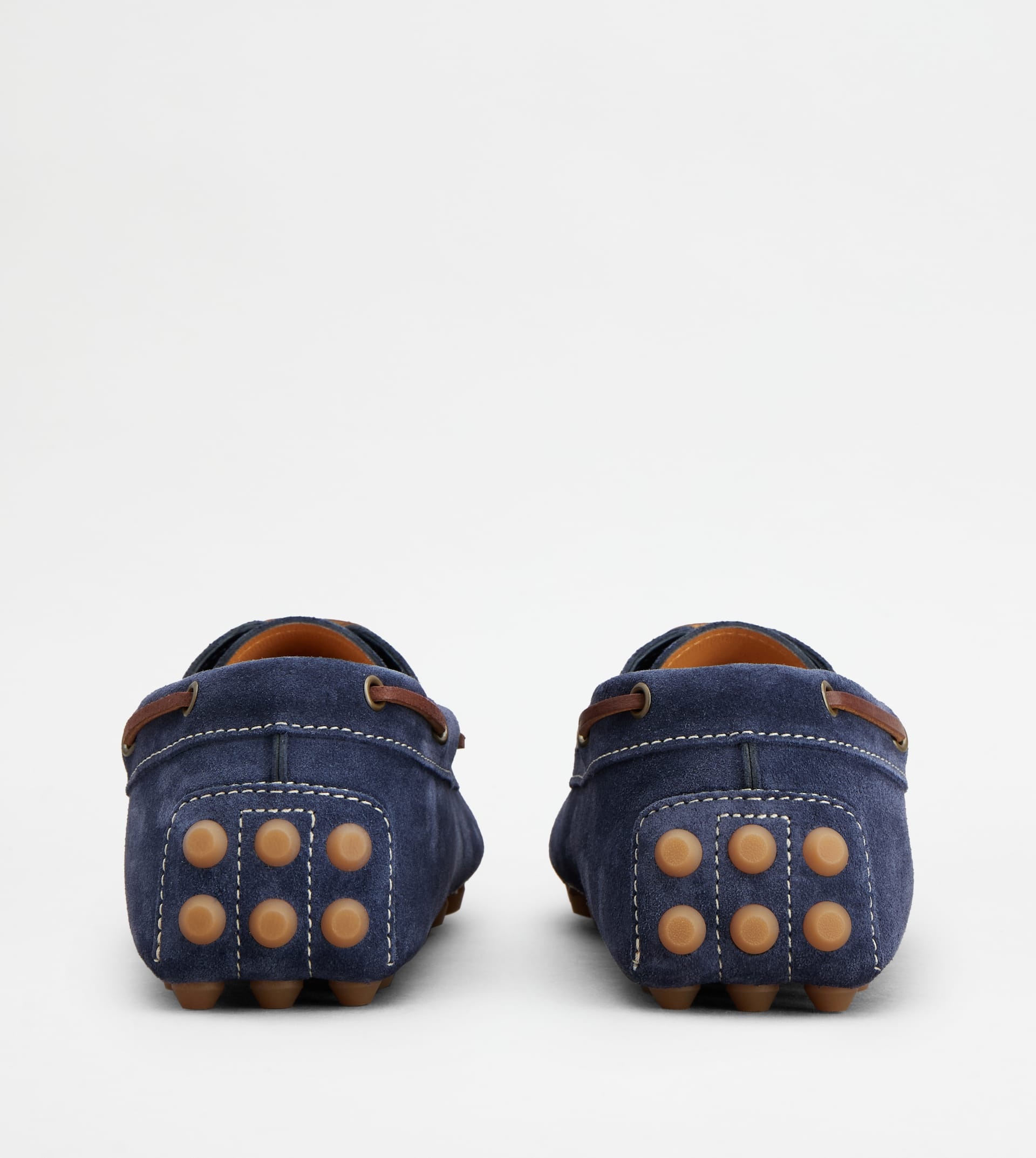 BOAT GOMMINO BUBBLE IN SUEDE - BLUE, BROWN - 3