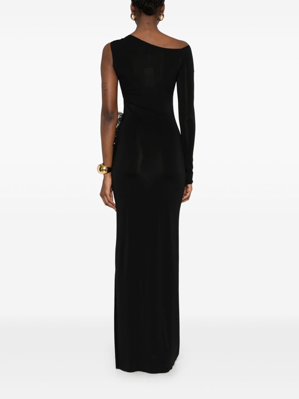 ruffle-detail maxi dress - 4