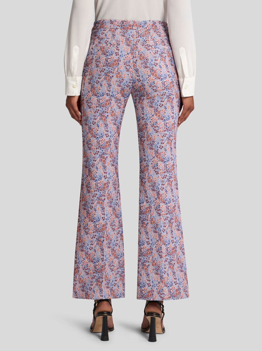 FLORAL STRETCH TROUSERS - 5