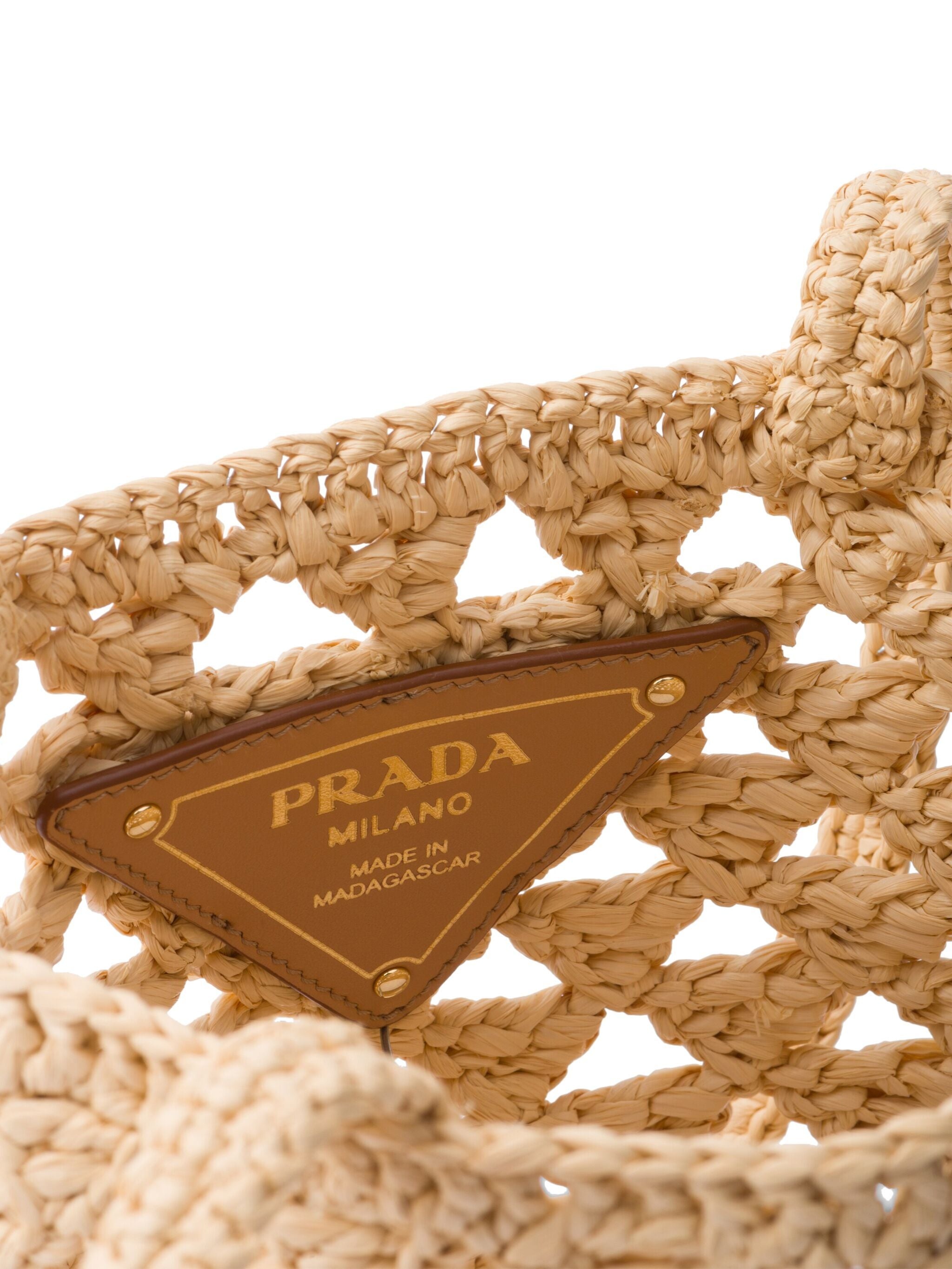 Logo-embroidered Crochet Shoulder Bag - 2