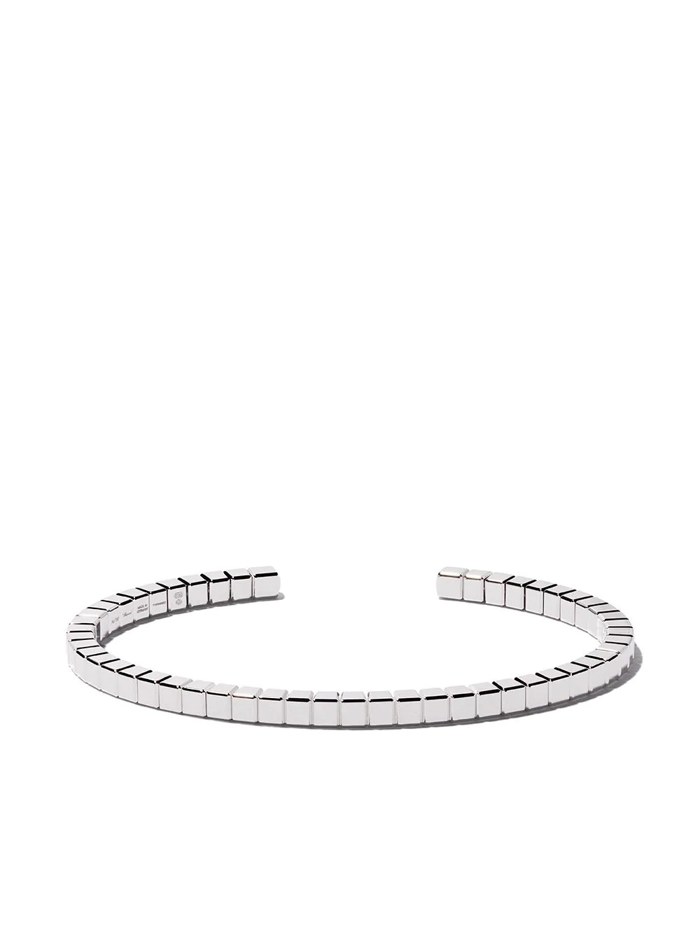 18kt white gold Ice Cube Pure bangle - 1