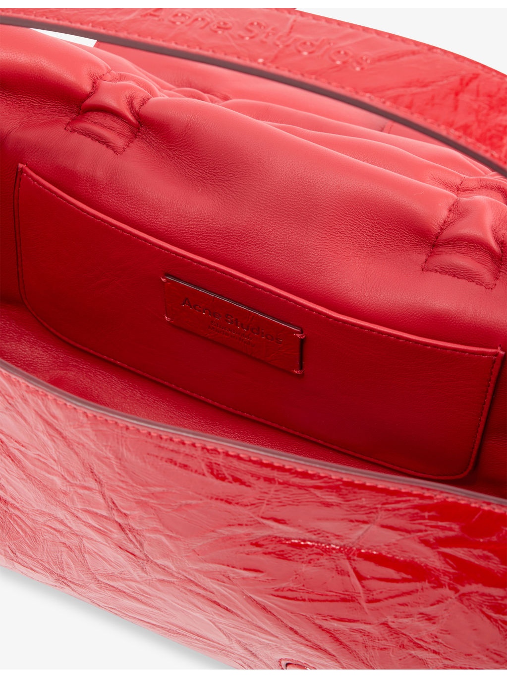 Multi-Pocket Leather Shoulder Bag - 5