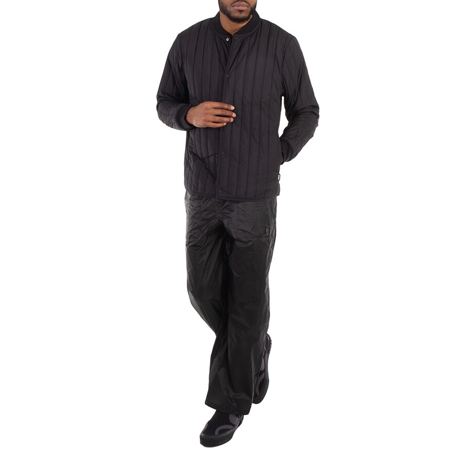 Rains Men's Black Banja Liner Bomber Jacket - 4