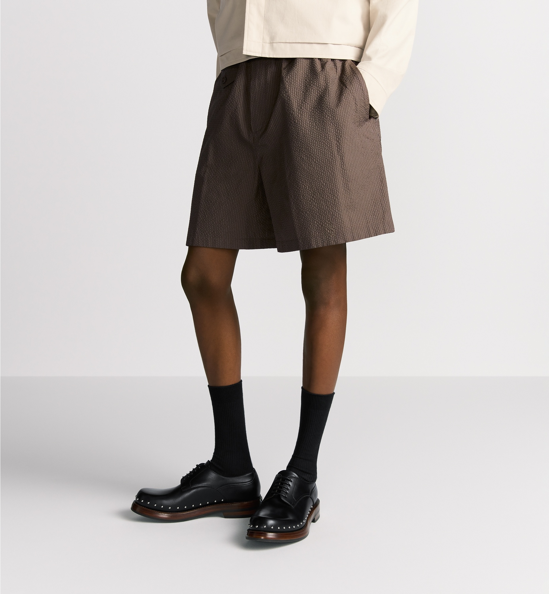 Bermuda Shorts with Elastic Waist - 2