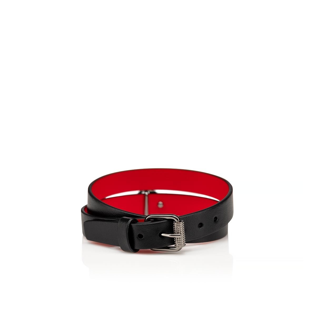 Loubilink Logo Bracelet BLACK/GUN METAL - 2