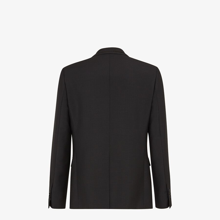 Black wool blazer - 2