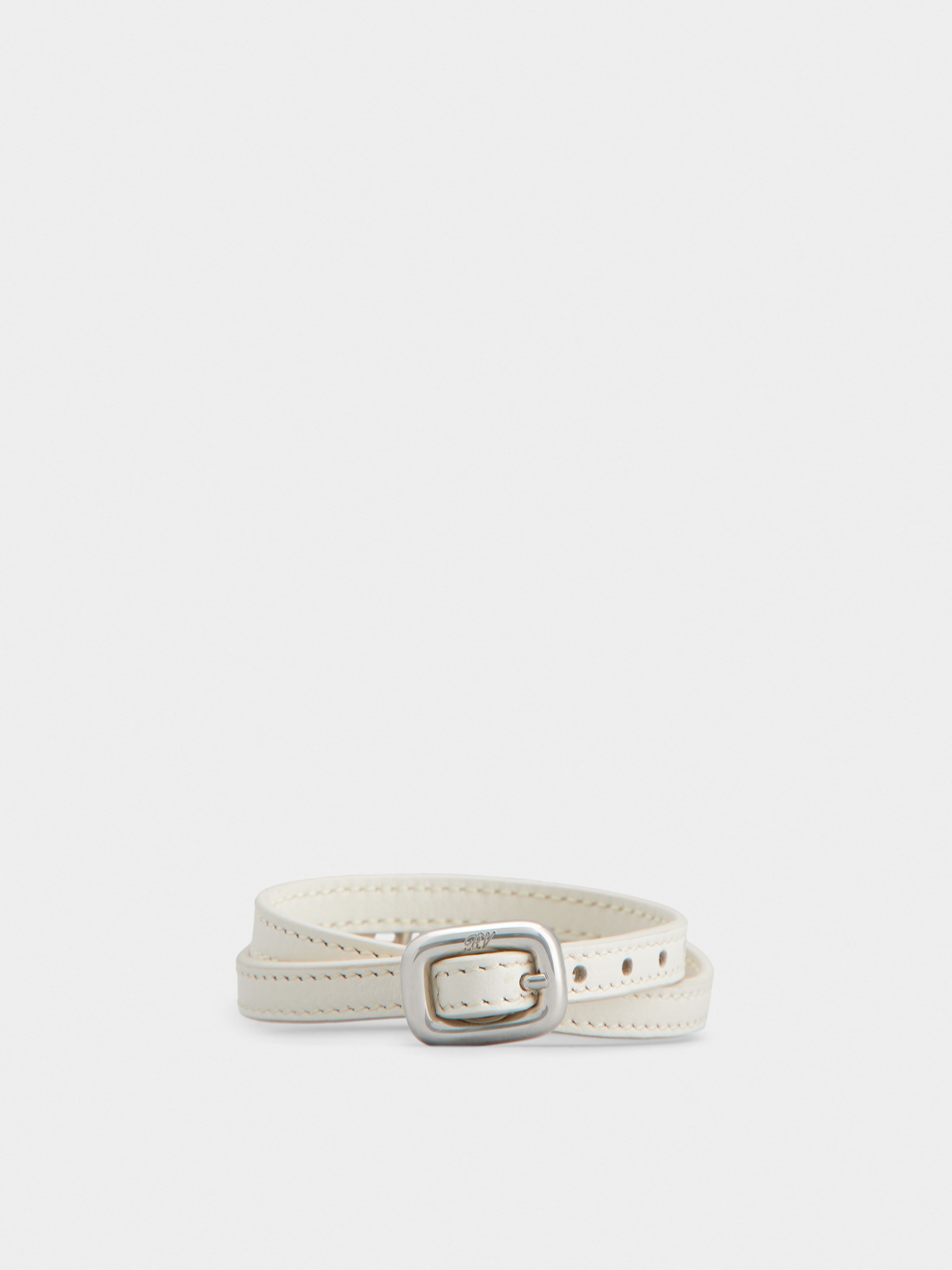 Viv' Choc Strass Bracelet in Leather - 2