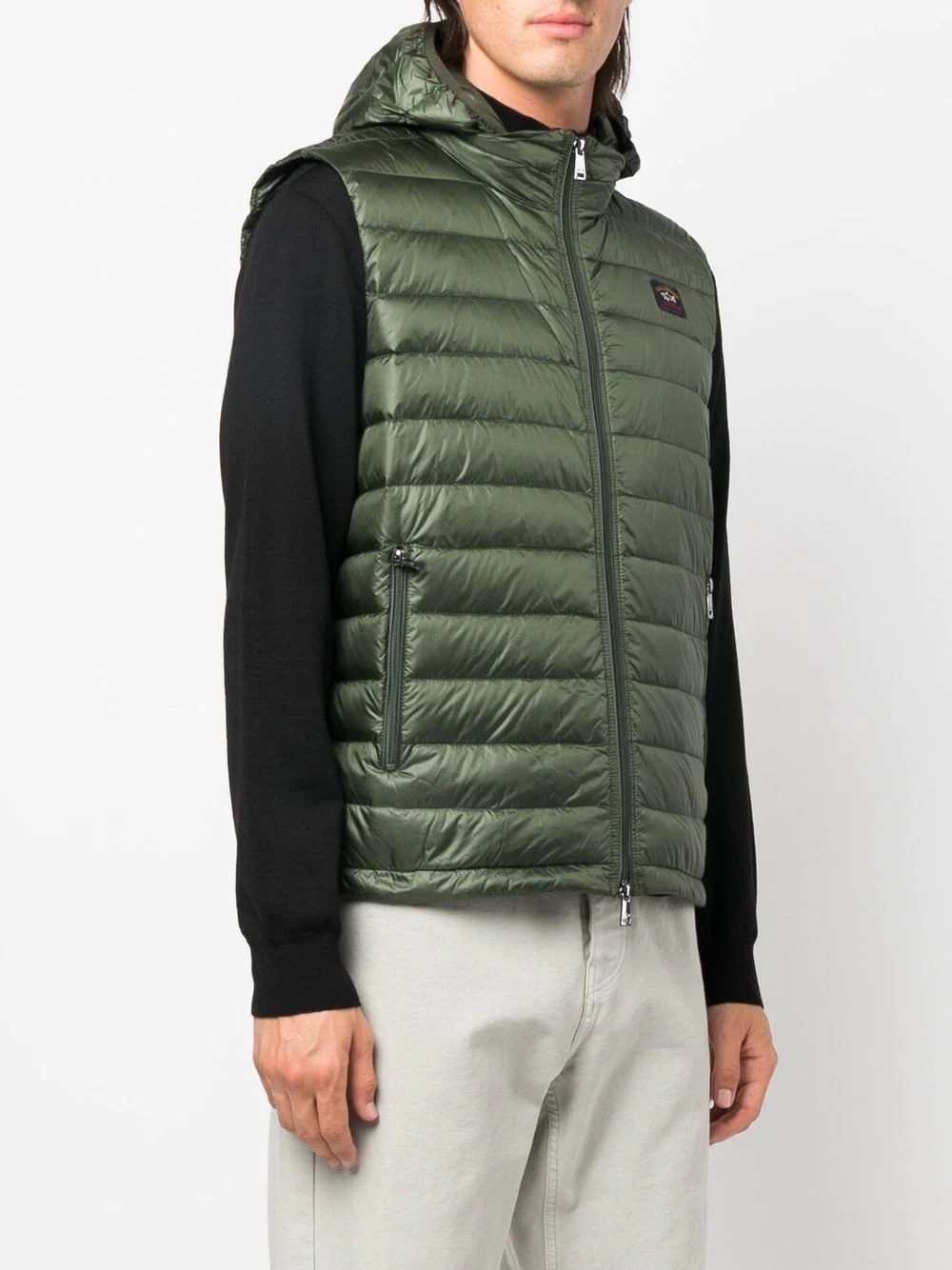 detachable-hood ultralight down vest - 3