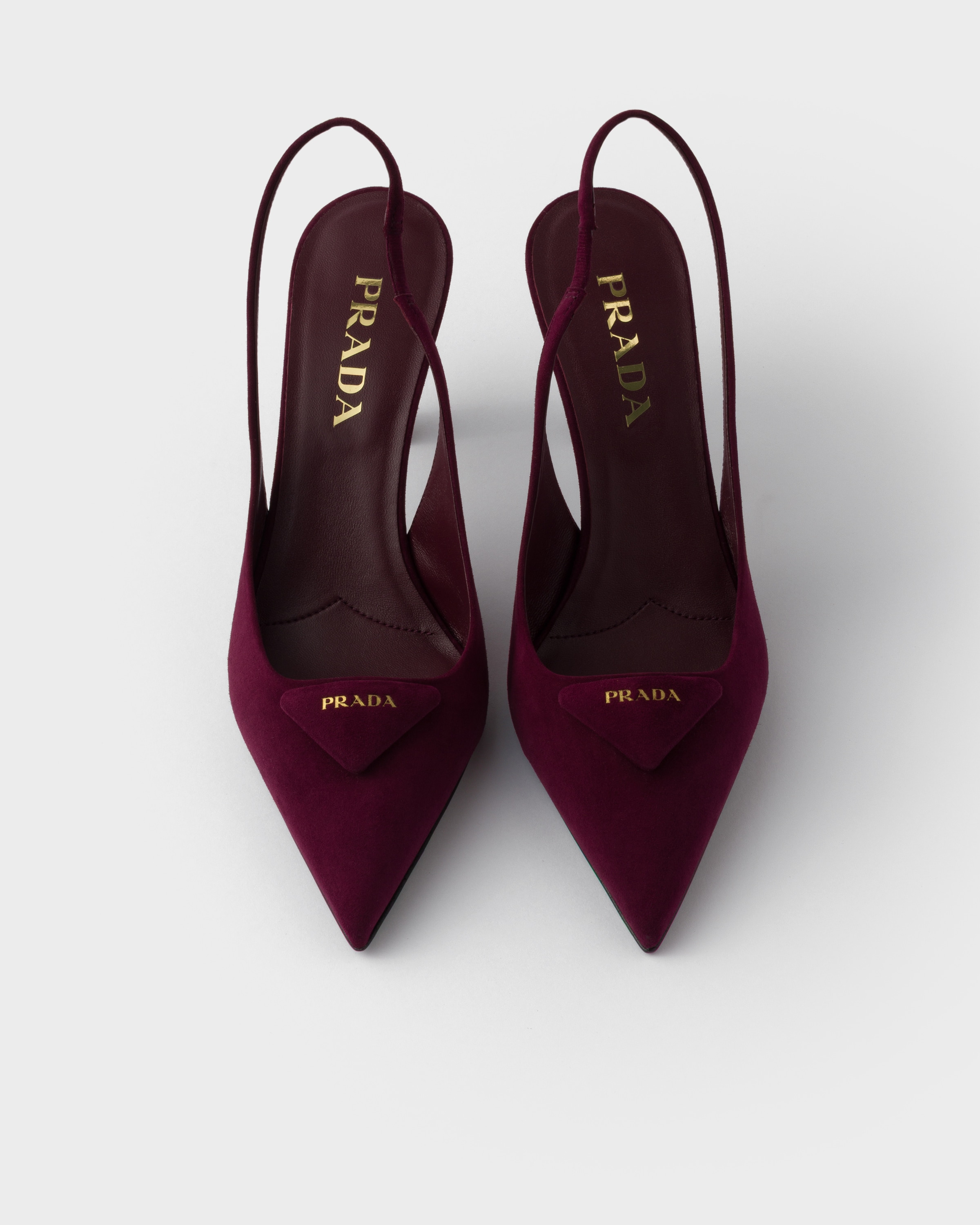 Suede slingback pumps - 3