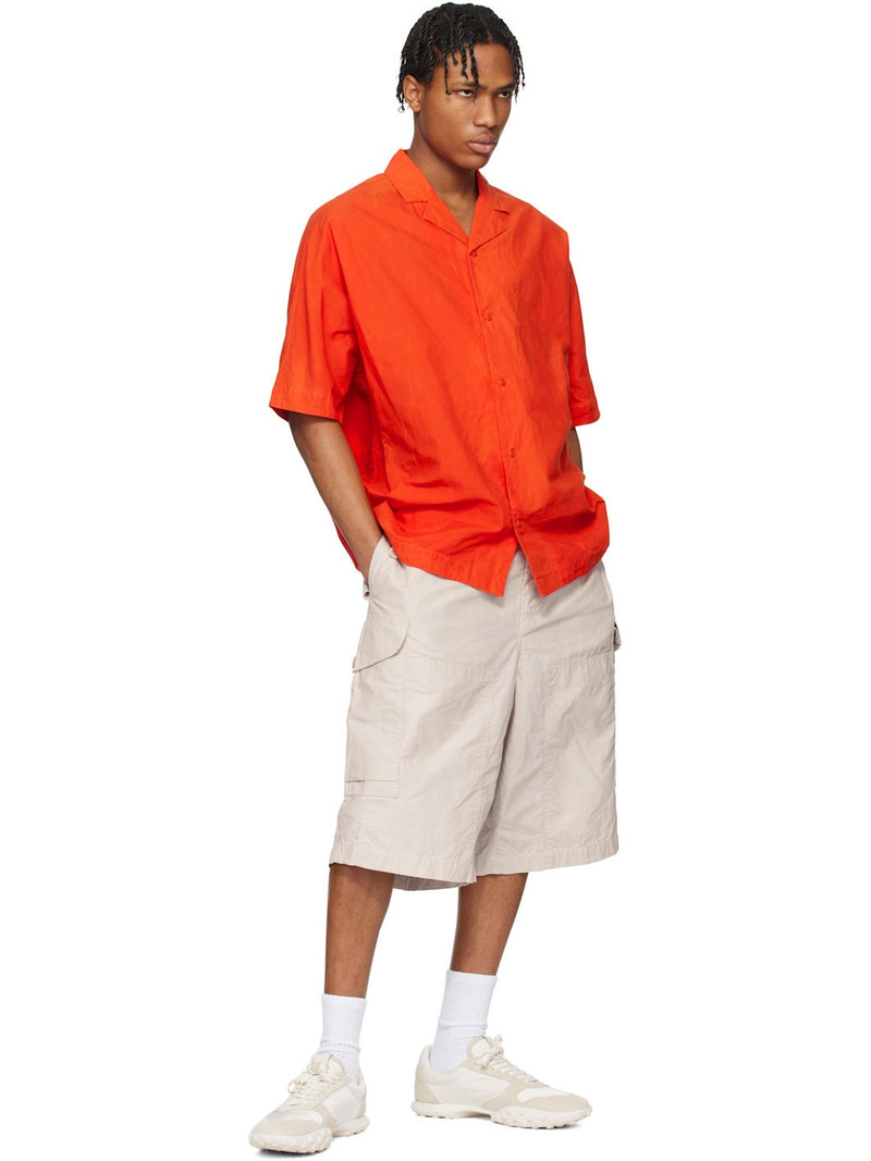 CASEY/CASEY Orange Waga Bowling Shirt outlook