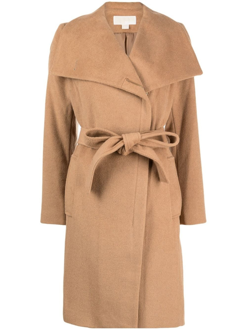 belted double-breasted coat 1