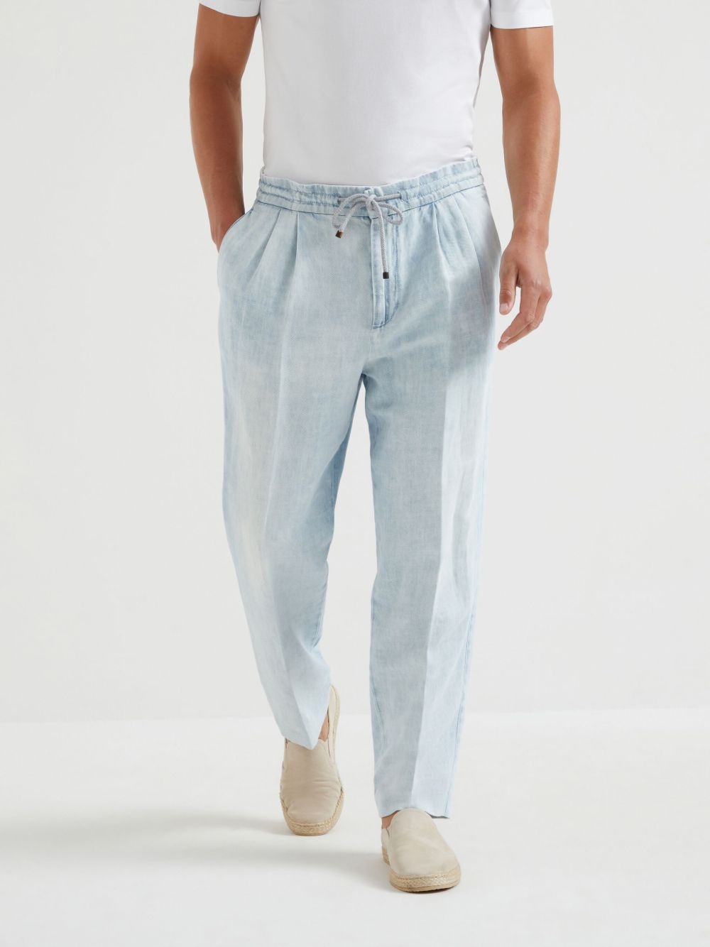 drawstring track pants - 3
