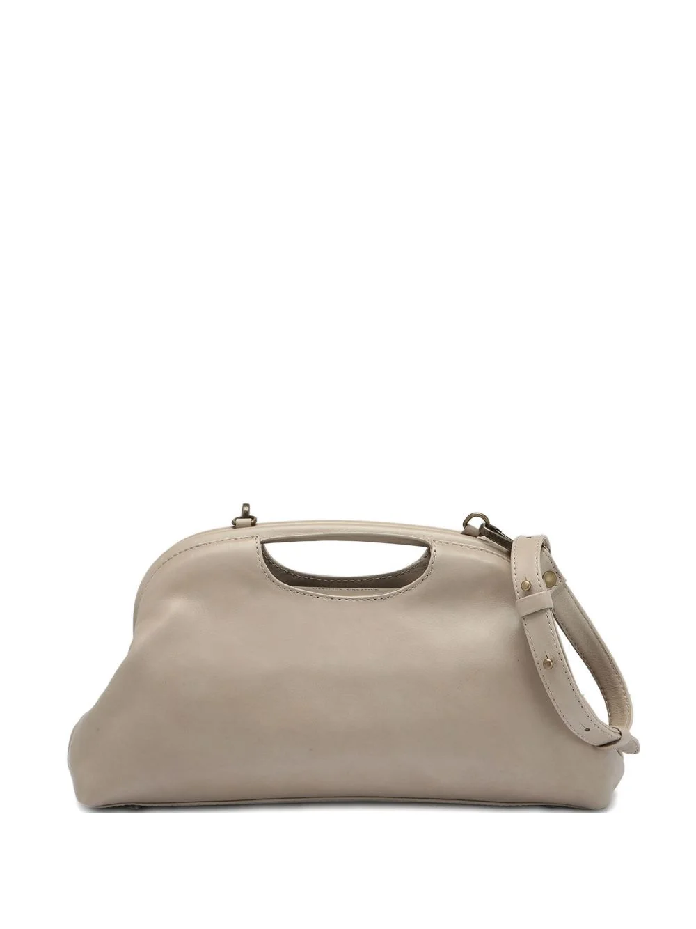 leather clutch bag - 1