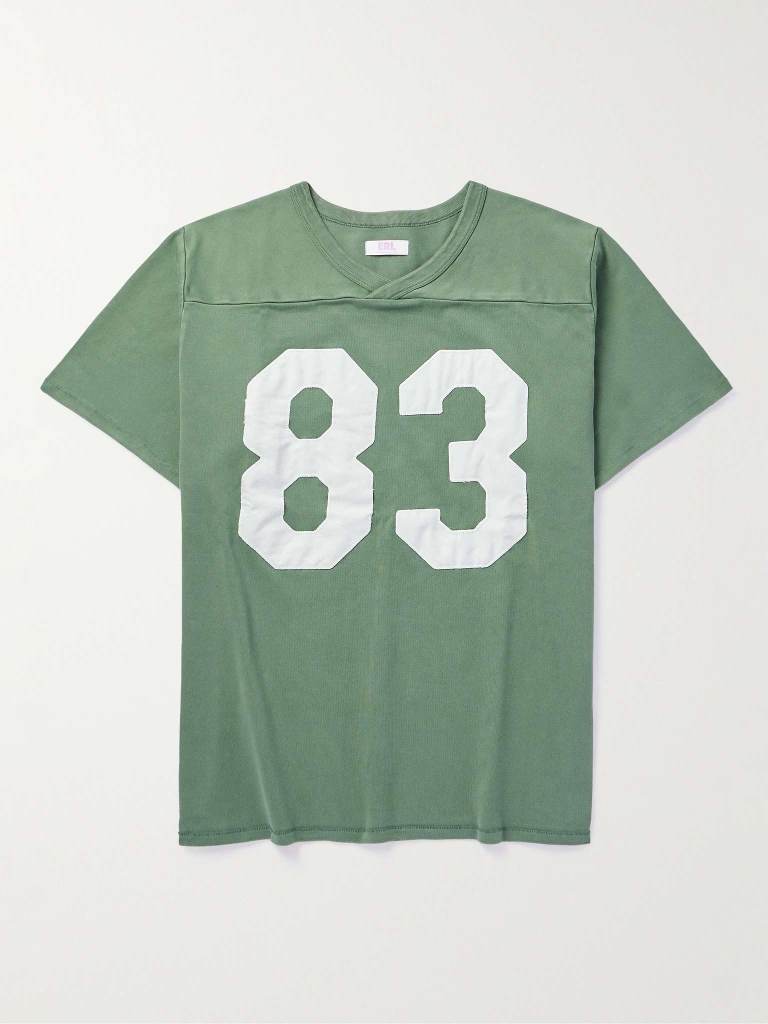 Appliquéd Cotton-Jersey T-Shirt - 1