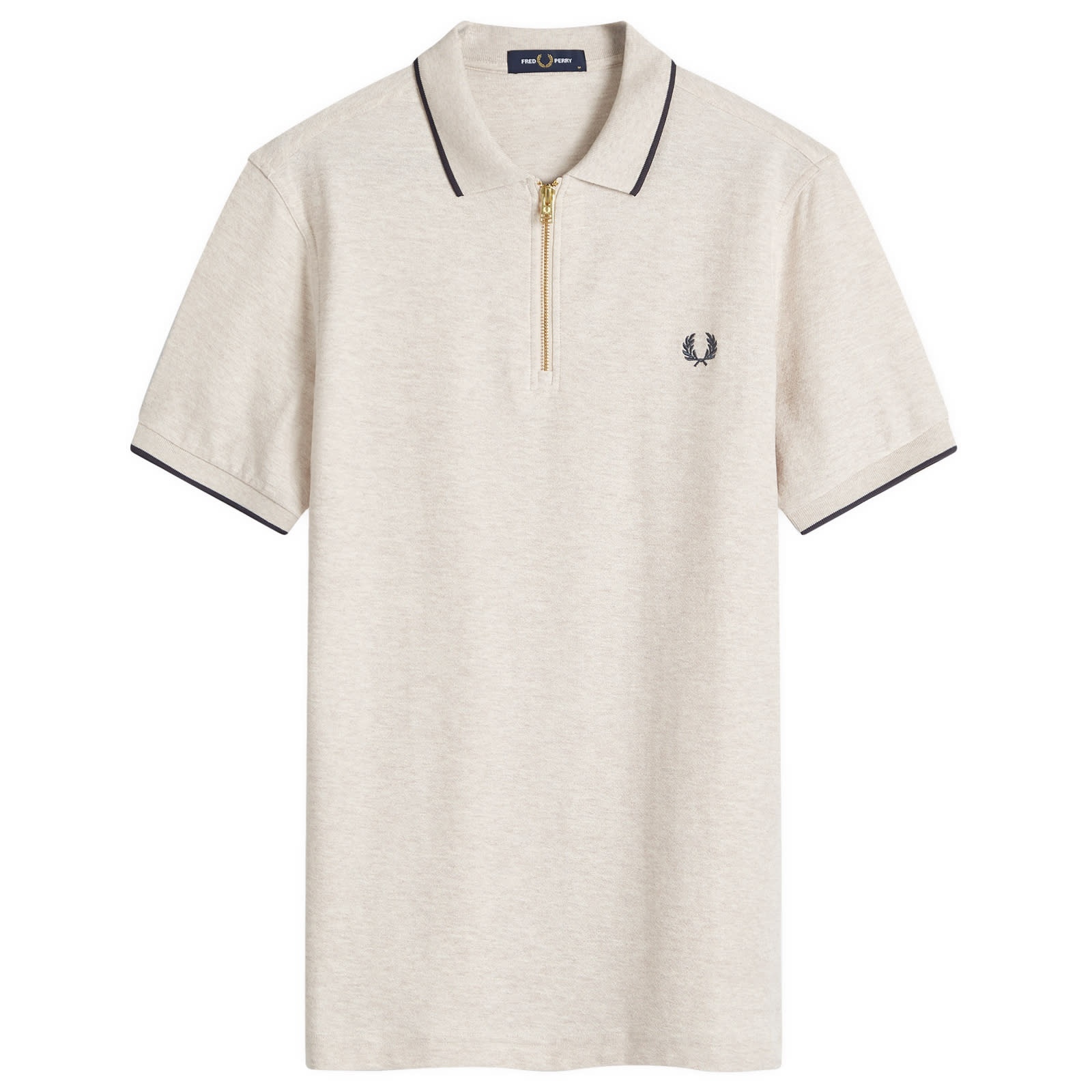 Fred Perry Pique Zip Polo - 1