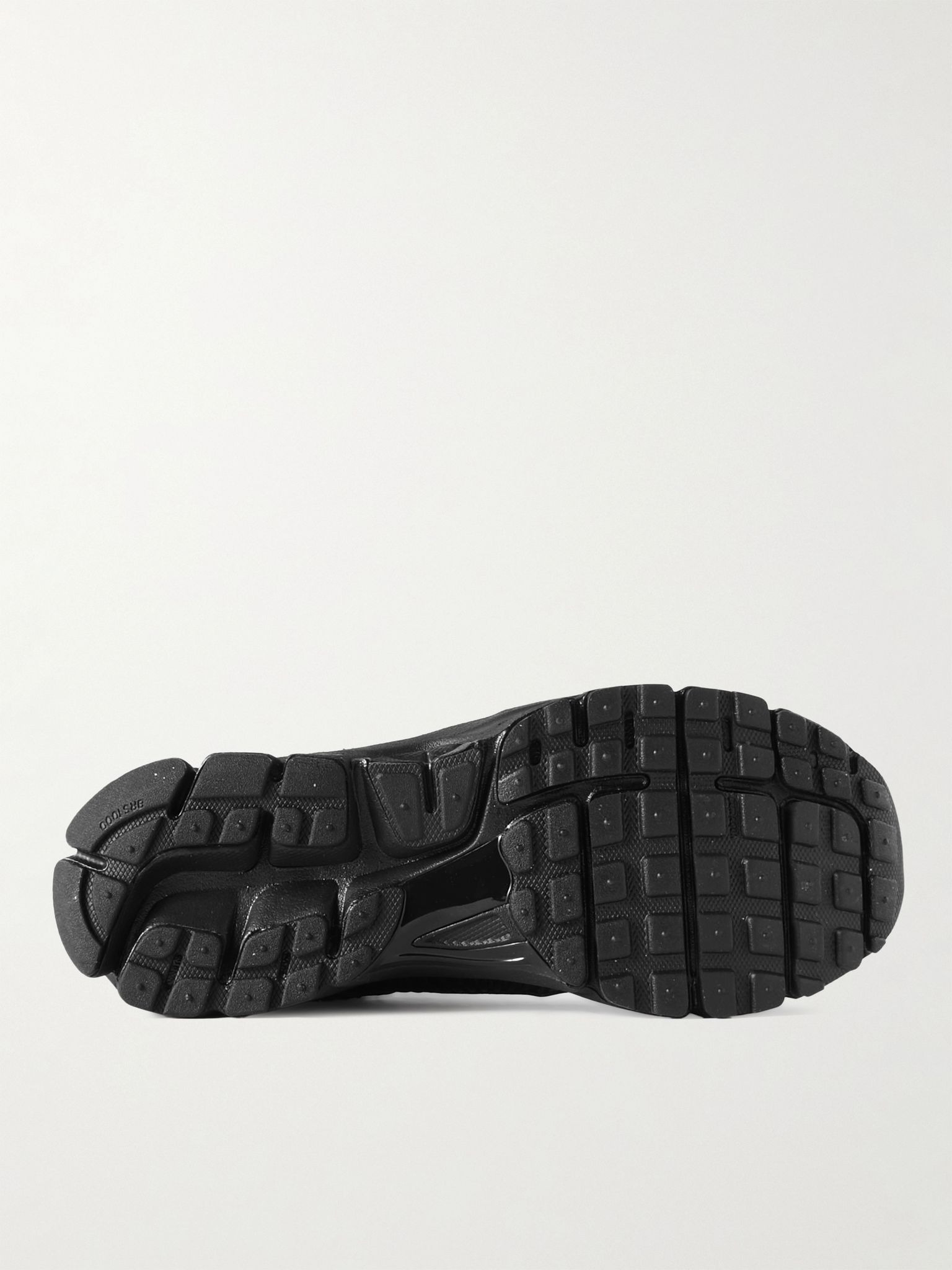 Zoom Vomero 5 Leather and Rubber-Trimmed Mesh Sneakers Black - 3